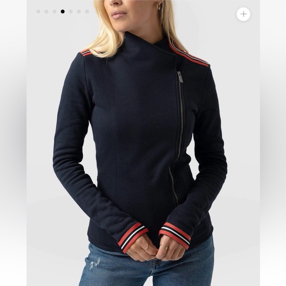 Saint + Sofia Organic Cotton Biker Jacket